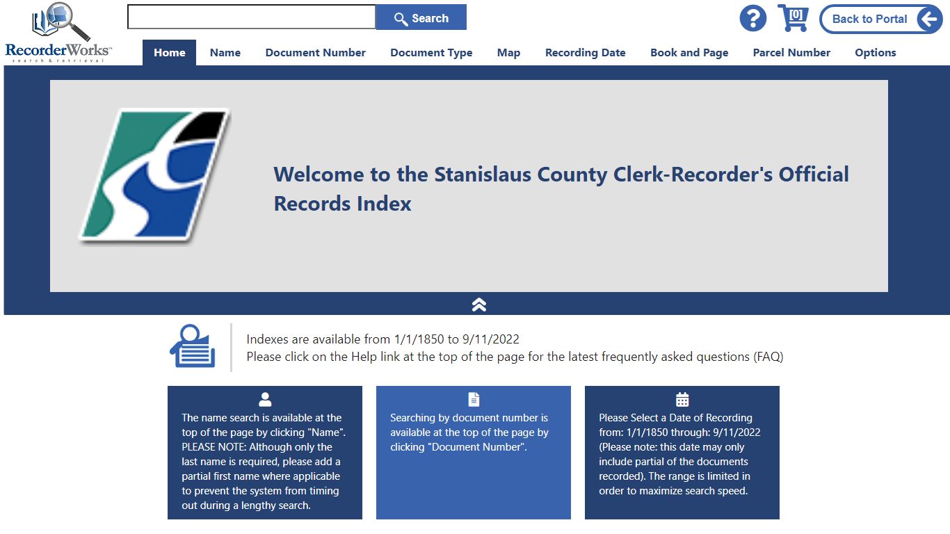 RecorderWorks - Stanislaus County, California